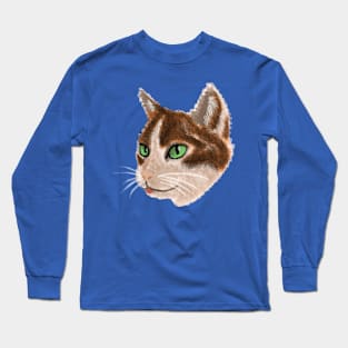 8-Bitty Kitty Long Sleeve T-Shirt